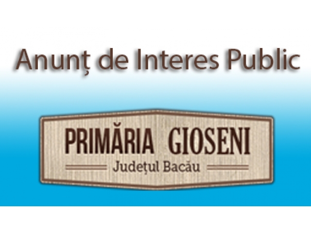 Anunț de Interes Public