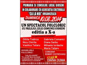 Ziua comunei Gioseni - ediația a X a